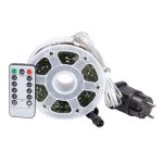 Гірлянда роса на пульті 200 метрів на 2000 led світлодіодів крапля на зеленому дроті синя 2000L200MGBL