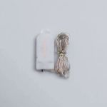 Світлодіодна гірлянда Роса 3 метри на батарейках 30 led нитка на білому дроті жовта 30L3MWY