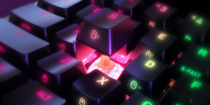 Keyboard mechanical Xtrfy K5 68Key, Kailh Red, USB-A, EN/UA, Hot-swap, RGB, Чорний
