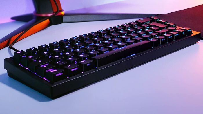 Keyboard mechanical Xtrfy K5 68Key, Kailh Red, USB-A, EN/UA, Hot-swap, RGB, Чорний