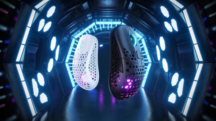 Миша Xtrfy M42, WL/USB-A, RGB, білий