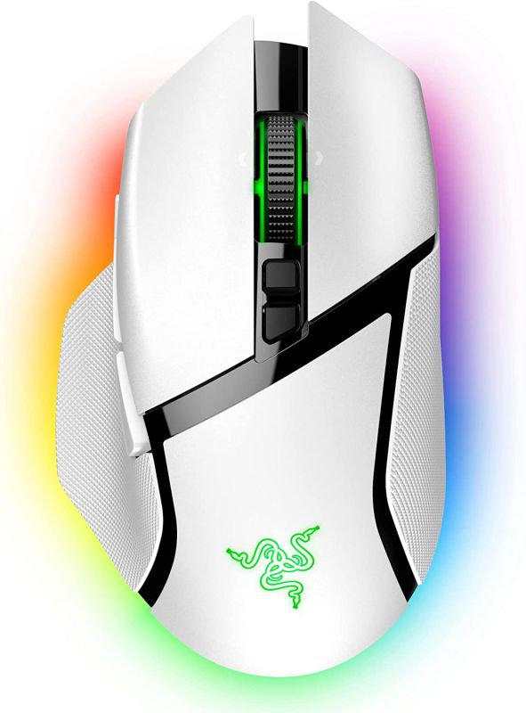 Мышь Razer Basilisk V3 Pro, RGB, USB-A/WL/BT, белый