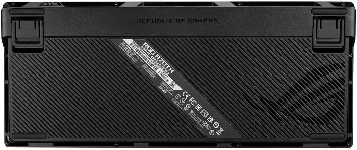 Клавіатура механічна ASUS ROG Azoth, 81key, NX Red, USB-A/WL/BT, EN, RGB, чорний