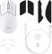 HyperX Mouse Pulsefire Haste 2, RGB, USB-A/WL/BT, white