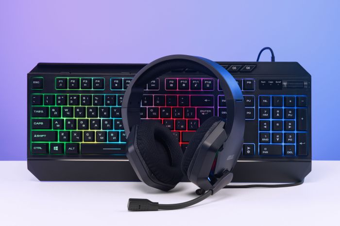 Клавіатура мембранна 2E GAMING KG315 110key, USB-A, EN/UA, RGB, чорний