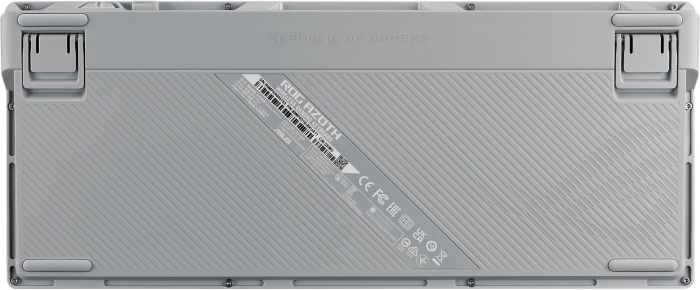 Клавіатура механічна ASUS ROG Azoth 81key, NX Red, USB-A/WL/BT, EN, RGB, білий