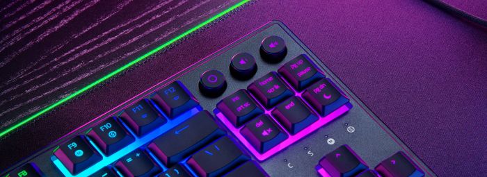 Razer Keyboard mechanical Ornata V3 TKL 84key, Mecha-Membrane Switch, USB-A, EN/UK, RGB, black