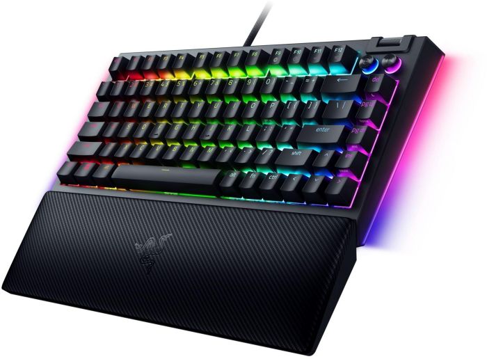 Клавіатура Razer BlackWidow V4 75% RGB 83key Mechanical Tactile Switch GEN-3, USB-A, EN, чорний