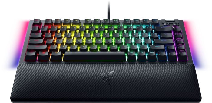 Клавіатура Razer BlackWidow V4 75% RGB 83key Mechanical Tactile Switch GEN-3, USB-A, EN, чорний