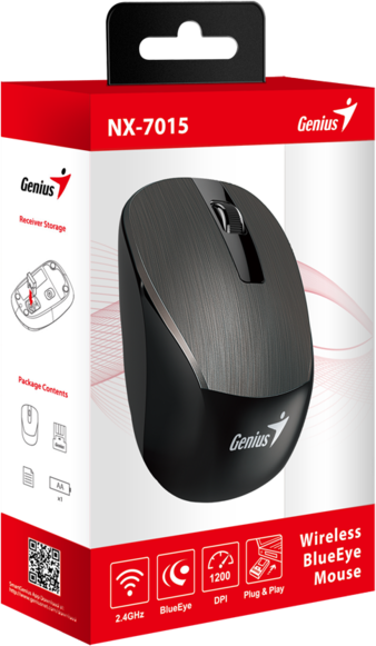 Genius Mouse NX-7015, WL, chocolate