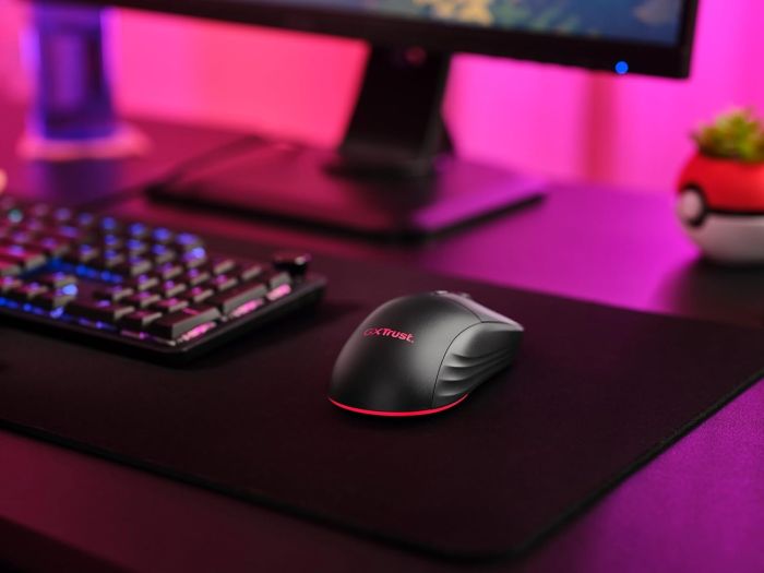 Mouse Trust GXT 926 REDEX II, WL/USB-A/USB-C, black