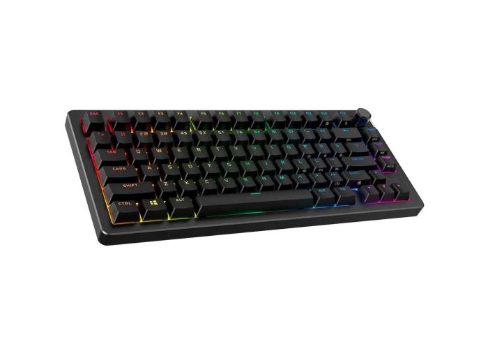 HyperX Alloy Rise 75key, Red, USB-A/WL/BT, EN/UA, RGB, чорний