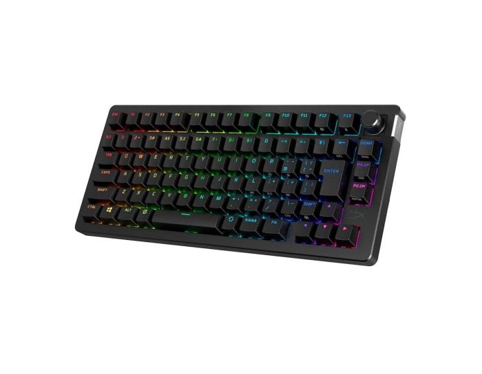 HyperX Alloy Rise 75key, Red, USB-A/WL/BT, EN/UA, RGB, чорний