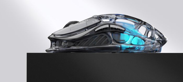 Мышь GravaStar Mercury M2, BT/WL/USB-A, RGB, черный