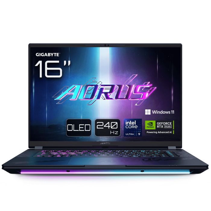 Ноутбук AORUS MASTER 16 BZH 16" QHD OLED, Intel U9-275HX, 32GB, F2TB, NVD5090-24, W11P, чорний