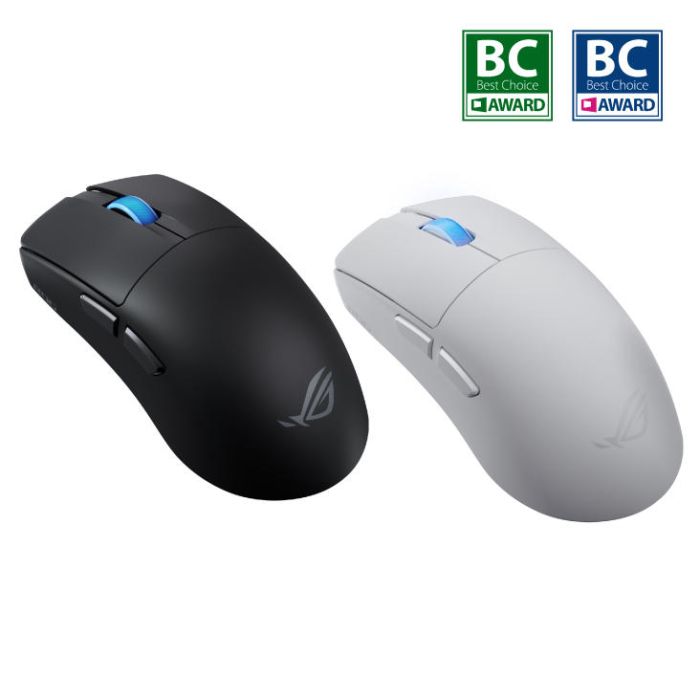 Миша ASUS ROG Harpe II Ace, USB-A/WL/BT, білий