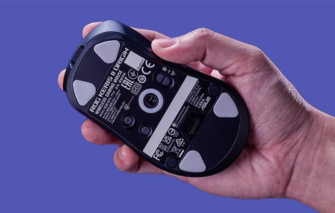 Миша ASUS ROG Keris II Origin, RGB, USB-A/WL/BT, чорний