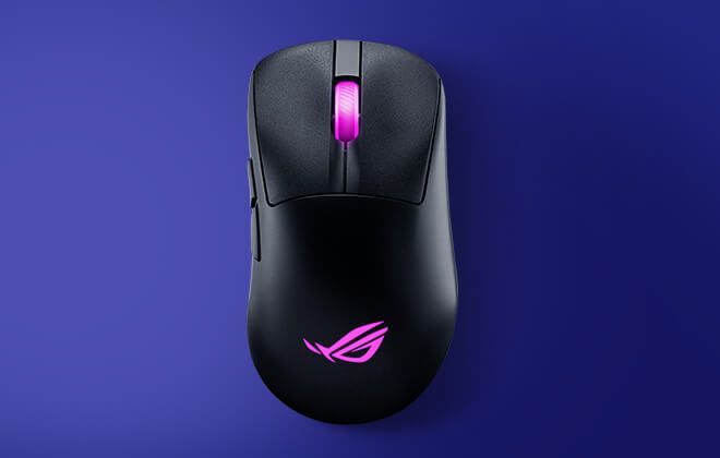 Миша ASUS ROG Keris II Origin, RGB, USB-A/WL/BT, чорний