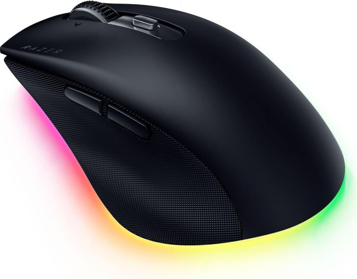 Мышь Razer Pro Click V2, RGB, USB-A/WL/BT, чёрный