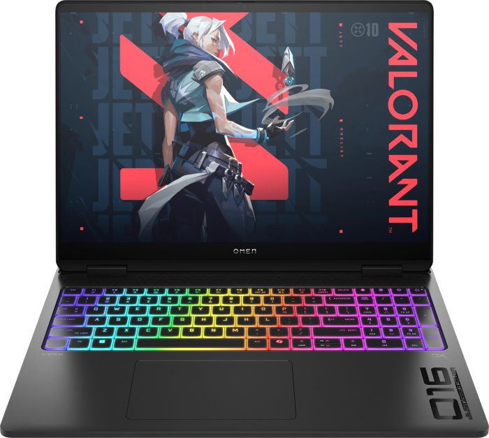 HP Notebook OMEN MAX 16-ah0042ua 16" 2.5K OLED, Intel U9-275HX, 64GB, F2TB, NVD5090-24, DOS, чорний