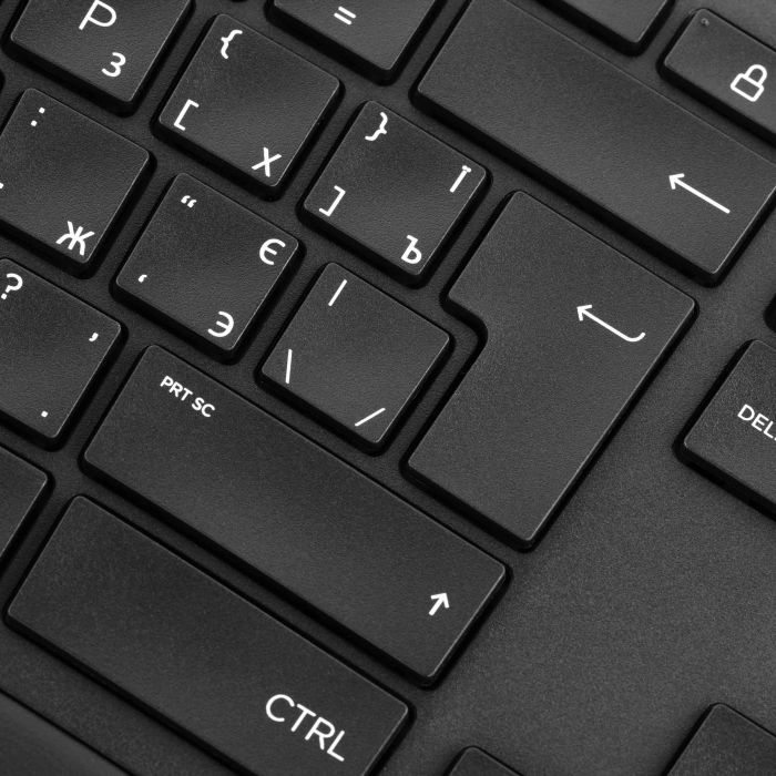 Клавіатура мембранна HP 960 BLK Ergonomic split-zone, 112key, BT, EN/UK, чорний