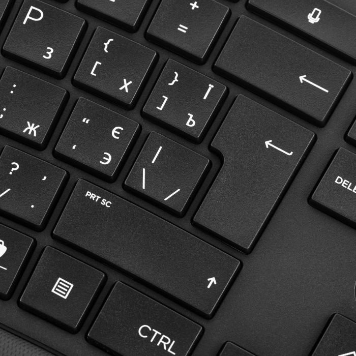 Клавіатура мембранна HP 680 Comfort Dual-Mode 111key, BT, EN/UK, чорний