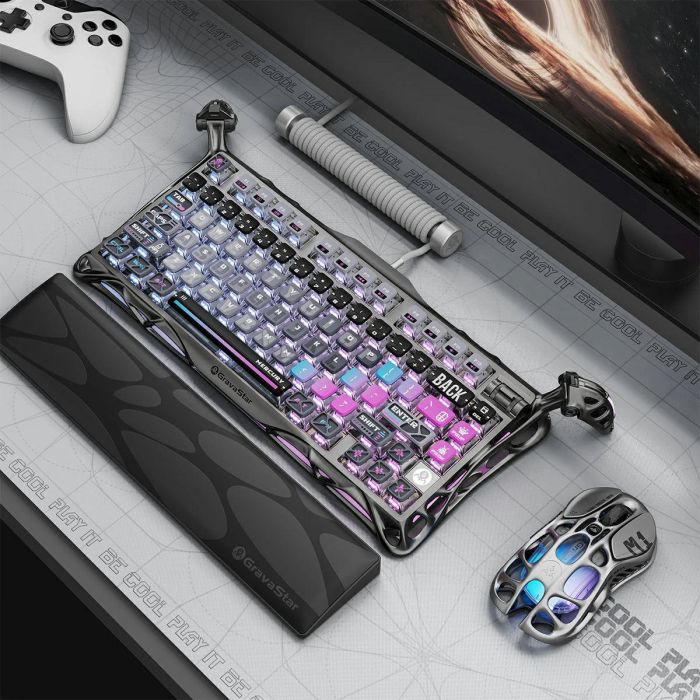 GravaStar Mercury K1 Pro 75% Wireless Mechanical Gaming Keyboard_Special Edition