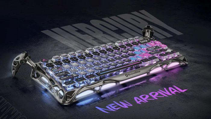 GravaStar Mercury K1 Pro 75% Wireless Mechanical Gaming Keyboard_Special Edition