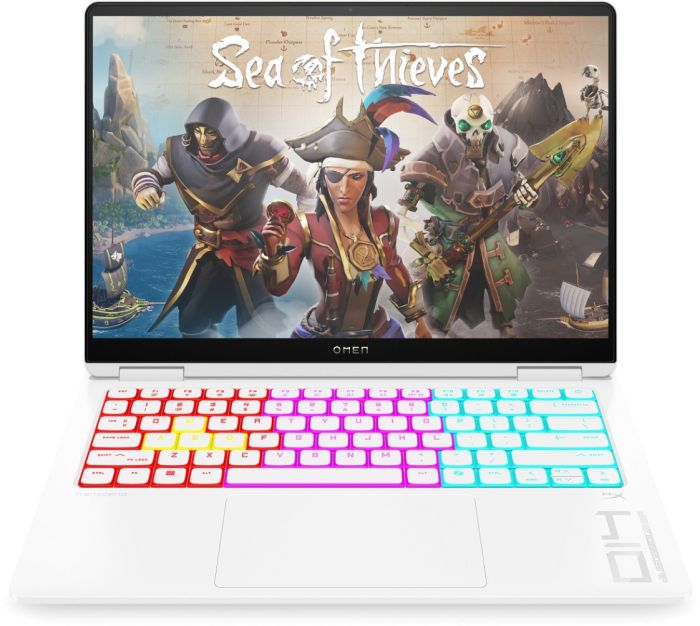 HP Notebook OMEN Transcend 14-fb1006ua 14" 3K OLED, Intel U7-255H, 32GB, F1TB, NVD5060-8, Win11, білий