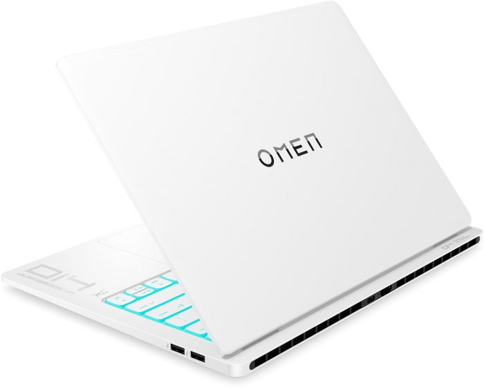 Ноутбук HP OMEN Transcend 14-fb1003ua 14" 3K OLED, Intel U9-285H, 64GB, F2TB, NVD5070-8, DOS, білий