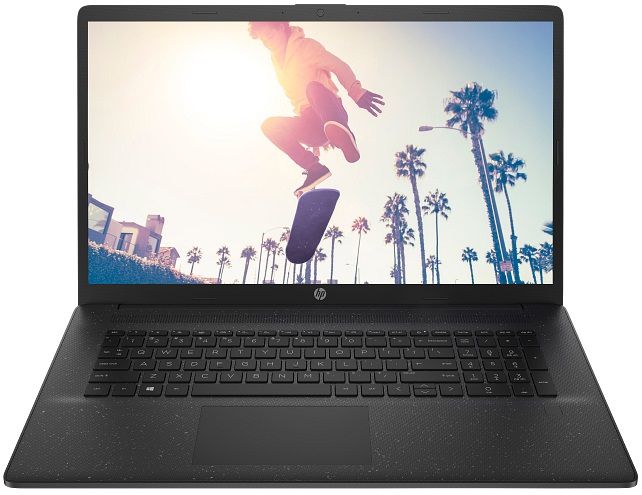 Ноутбук HP 17-cp3018ua 17.3" FHD IPS AG, AMD R7-7730U, 16GB, F1TB, UMA, DOS, чорний
