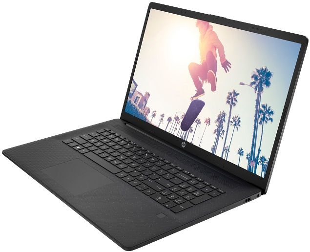 Ноутбук HP 17-cp3018ua 17.3" FHD IPS AG, AMD R7-7730U, 16GB, F1TB, UMA, DOS, чорний