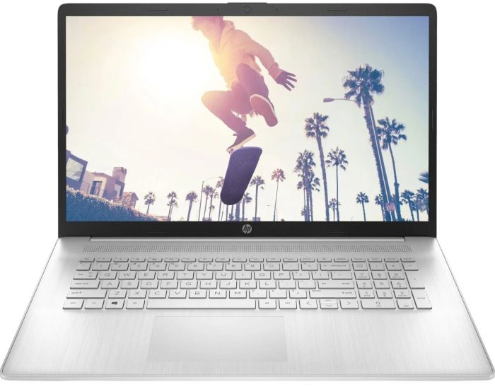 Ноутбук HP 17-cp3017ua 17.3" FHD IPS AG, AMD R7-7730U, 16GB, F1TB, UMA, DOS, сріблястий