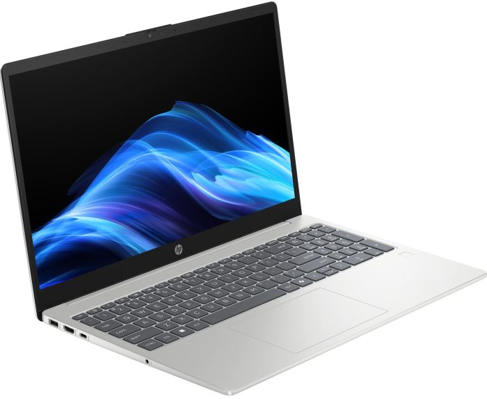 Ноутбук HP 15-fd0184ua 15.6" FHD IPS AG, Intel 7-150U, 24GB, F512GB, UMA, DOS, сріблястий