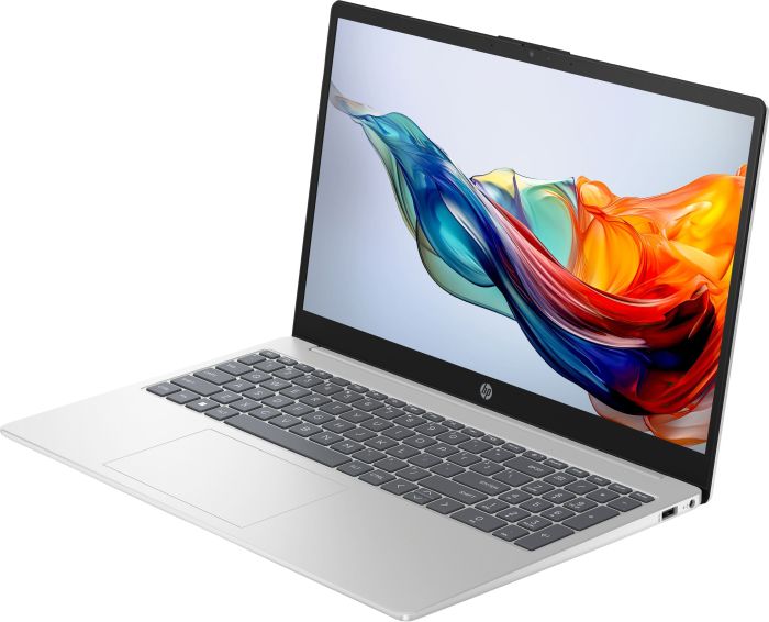 HP Notebook 15-fc0313ua 15.6" FHD IPS AG, AMD R7-7730U, 32GB, F1TB, UMA, DOS, сріблястий