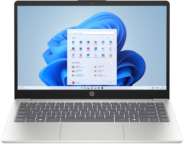HP Notebook 240R-G10 14" FHD IPS AG, Intel 3-100U, 16GB, F512GB, UMA, Win11, silver