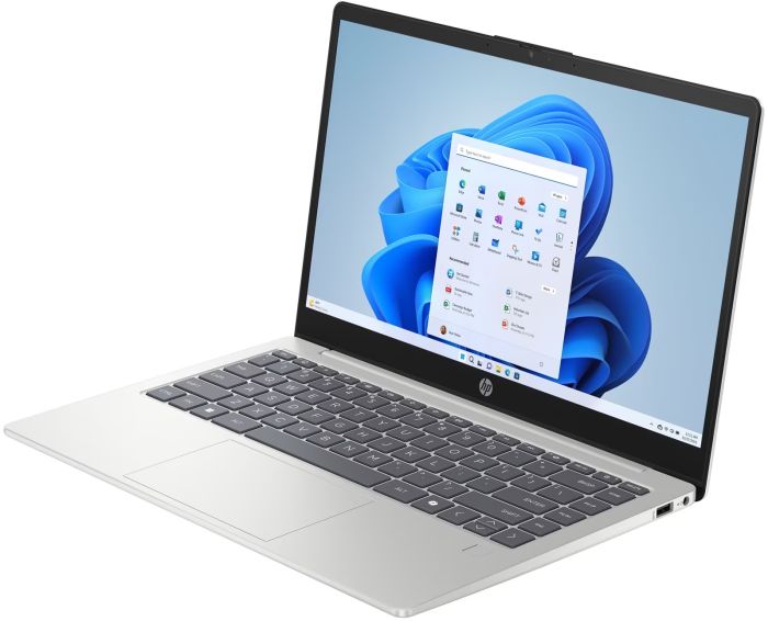 HP Notebook 240R-G10 14" FHD IPS AG, Intel 3-100U, 16GB, F512GB, UMA, Win11, silver