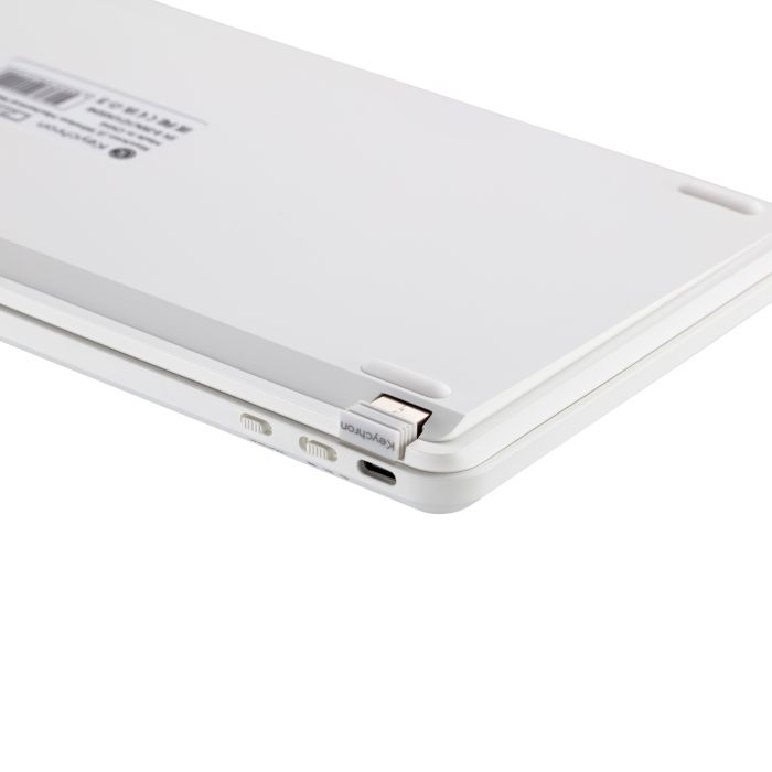 Клавіатура механічна Keychron J1 82Key, K pro Banana, WL/BT/USB-A, QMK, Hot-swap, EN/UKR, RGB, білий