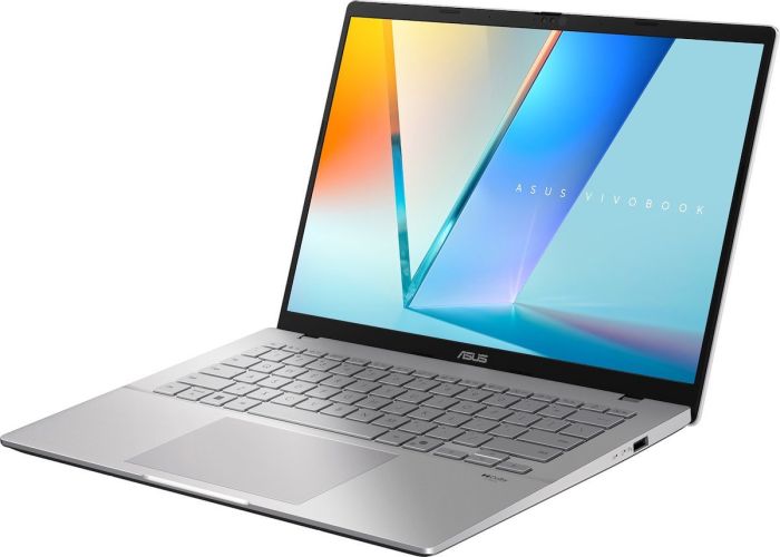 Ноутбук ASUS Vivobook S 14 M3407HA-SF079 14" WUXGA OLED, AMD R5-220, 16GB, F512GB, UMA, NoOS, Серебристый
