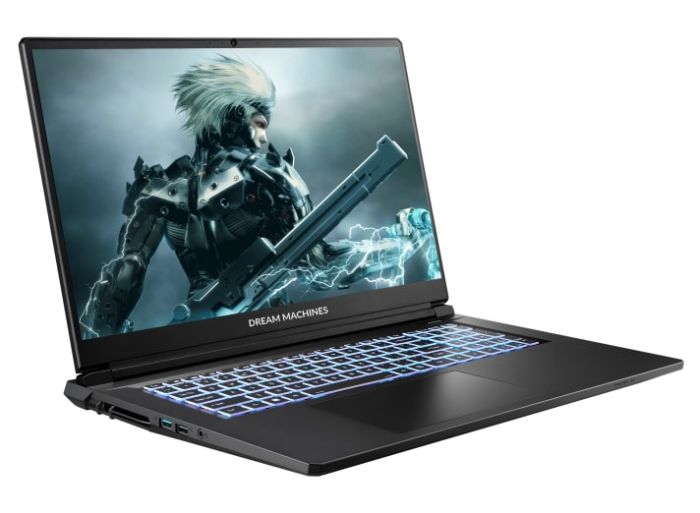 Ноутбук Dream Machines RT5050-17 17.3FHD IPS, AMD AI 7 350, 32GB, F2TB, NVD5050-8, DOS, чорний