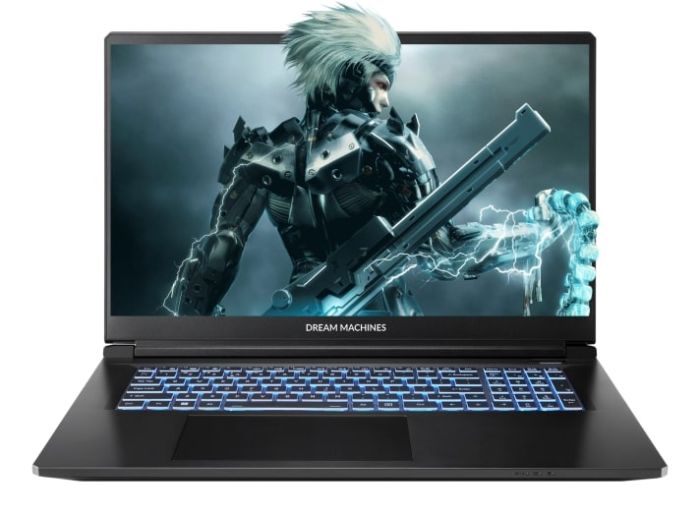 Ноутбук Dream Machines RT5050-17 17.3FHD IPS, AMD AI 7 350, 32GB, F2TB, NVD5050-8, DOS, чорний