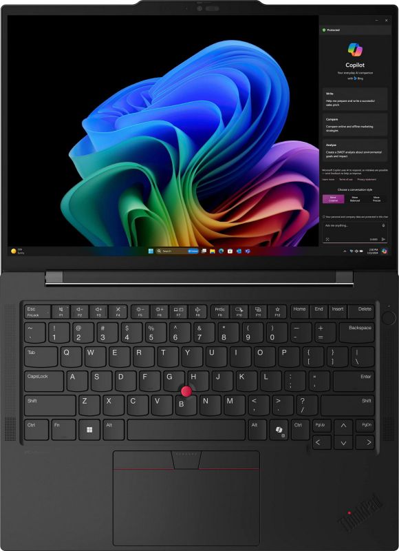 Ноутбук Lenovo ThinkPad T14s-G6 14" WUXGA IPS AG, AMD R7-360, 64GB, F1TB, UMA, Win11P, чорний