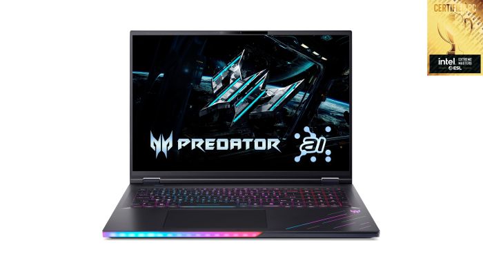 Ноутбук Acer Predator Helios 18 PH18-73 18" WQUXGA IPS, Intel U9-275HX, 192GB, F5TB, NVD5090-24, Win11P, чорний