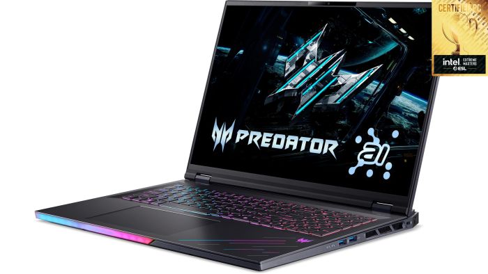 Acer Notebook Predator Helios 18 PH18-73 18" WQXGA IPS, Intel U9-275HX, 32GB, F2TB, NVD5080-16, Win11P