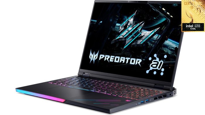 Acer Notebook Predator Helios 16 PH16-73 16" OLED, Intel U9-275HX, 64GB, F2TB, NVD5070Ti-12, Win11P, black