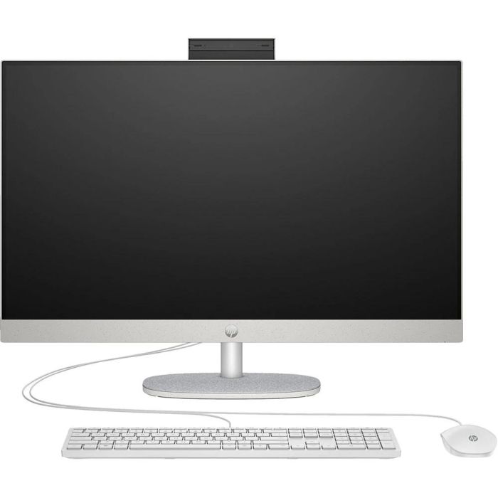 Комп'ютер персональний моноблок HP All-in-One 27" FHD IPS AG, Intel U7-155U, 16GB, F1TB, UMA, WiFi, кл+м, DOS, білий