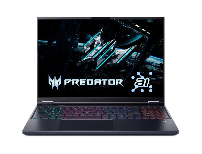 Ноутбук Acer Predator Helios Neo 16 PHN16-73 16" WQXGA OLED, Intel U9-275HX, 64GB, F2TB, NVD5090-24, Lin, чорний