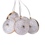 Гірлянда-штора Діамант 3 метри 6 фігур, теплий білий 6L3MDIA