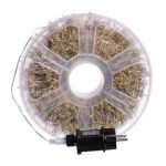 Новорічна гірлянда кімнатна роса Хвойна лапа 50 м 1500 LED білий провід Мультиколор D1500L50MWML