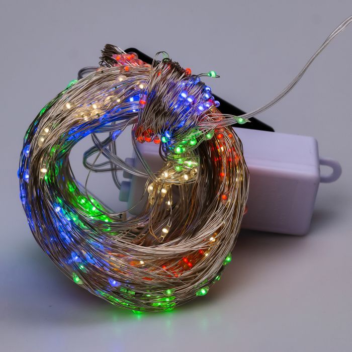 Гірлянда світлодіодна кінський хвіст GarlandoPro 600LED Роса 20 ліній 8 режимів 3м кінський хвіст гірлянда 1733013ML